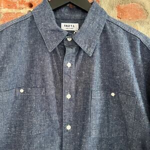 RARE SOLD OUT FAIZ T.S. Made Japan Men's Arrow Nep Shirt M NWT